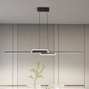 Axyaa Nordic LED Dining Room Chandelier - Modern Adjustable Ceiling Light Fixtures