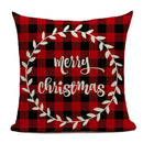 Linen Christmas Cushion Covers for Couch Living Room - Axyaa Glam Décor