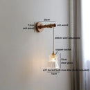 Axyaa Nordic LED Wall Lamp with Flower Shade & Switch, White Ceramic Glass Interior Decor