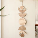 Moon Phase Garland Wall Decor by Axyaa: Boho Home Decor, Nursery Ornament Gift