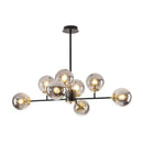 Axya Glass Nordic Chandelier LED Pendant Light Fixture for Living Room & Bedroom