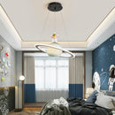 Axya Nordic Glass Ball Pendant Chandelier for Child Bedroom and Dining Room