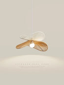 Axyaa Wabi Sabi Rattan Pendant Light Chandelier for Home Decor