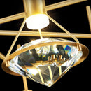 Axyaa Modern LED Crystal Wall Lamp for Bedroom & Living Room Lighting