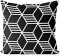 Axyaa Diamond Line Geometric Pattern Pillowcase - 45x45cm