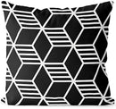 Axyaa Diamond Line Geometric Pattern Pillowcase - 45x45cm