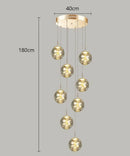 Axyaa Ring LED Pendant Light Chandeliers for Modern Living & Dining Room Lighting