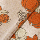 Axyaa Gilded Pumpkin Halloween Pillowcase Set - Orange Festival Decor - Soft Throw Cushion Cover