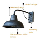 Axyaa Outdoor Iron Wall Lamp for Garden, Porch, or Balcony Lighting