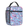 Axyaa Sakura Cherry Blossoms Insulated Lunch Bag for Work & Picnic