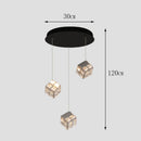 Axyaa Modern Indoor Pendant Lights LED Chandeliers for Dining Room