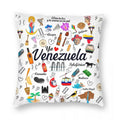 Venezuela Pride Print Pattern Sofa Cushion Cover by Axyaa