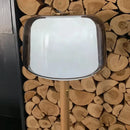 Axyaa Glass Floor Lamp: Modern Simple LED Reading Desk Lamp for Living Room or Bedroom