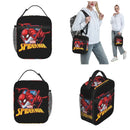 Axyaa Spider-Man Insulated Lunch Bag for School, Leakproof Bento Box