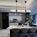 Axyaa Marble Pendant Light Chandelier LED Dimmable Luxury Elegant Dining Kitchen Island