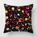 Axyaa Geometric Animal Pattern Cushion Cover for Sofa, Chair, Children's Room
