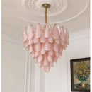 Axyaa Glass Chandeliers: Post-modern Villa LED Pendant Light for Living Room, Staircase & Restaurant