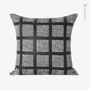 Axyaa Nordic Living Room Sofa Pillow Black Gray Stitching Hotel Bedroom Cushion