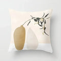 Pink Brown Geometric Pillows Case 45*45cm - Axyaa Decorative Cushions Cover