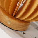 Axyaa Nordic Wooden USB Table Lamp Foldable Art Light Home Decor Bedside