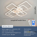 Axyaa Modern LED Chandelier for Home Lighting - Black/White, AC110-220V