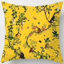Axyaa Floral Leaves Pattern Cushion Cover for Modern Living Room