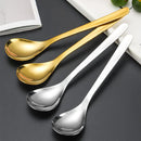 Axyaa Long Handle Stainless Steel Soup Spoon