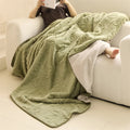 Axyaa Aerobic Rabbit Velvet Jacquard Double-Sided Blanket