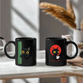 Axyaa Black Cat Ceramic Mug 12oz - Ideal Coffee Cup for Cat Lovers