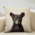 Animal Print Cushion 45x45cm for Sofa, Car Seat & Living Room Decor by Axyaa