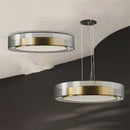 Axyaa Luxury LED Chandelier: Modern Minimalist Master Bedroom Home Decor