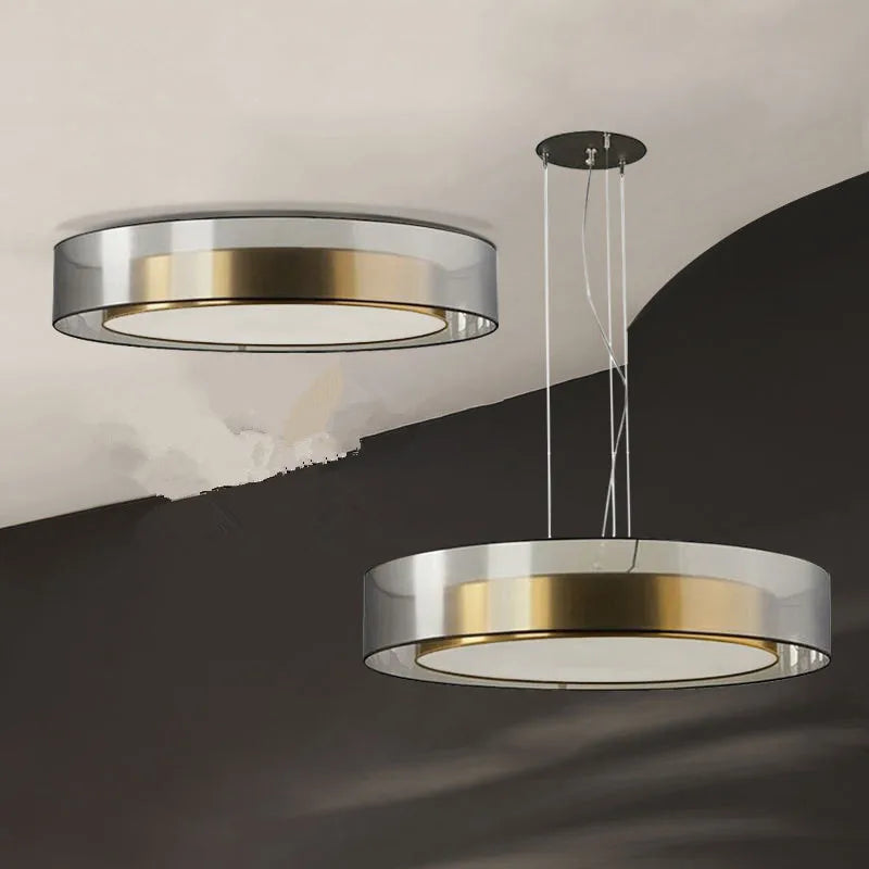 Axyaa Luxury LED Chandelier: Modern Minimalist Master Bedroom Home Decor