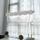 Axyaa Nordic Glass Chandelier LED Pendant Light for Living Dining Kitchen Room