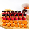 Axyaa Vegetable Cutter Set: Fun Shapes for Kids' Food Baking
