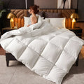 Axyaa Winter Down Comforter - Double/Single Size Warm Quilted Bedding