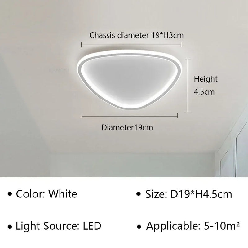 Axyaa Ultrathin LED Ceiling Lamp for Children's Bedroom and Home Decor