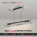 Axyaa Nordic Modern Black Chandelier for Restaurants, Kitchens, Bars, Dining Tables