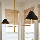Axyaa Rustic Metal Pendant Chandelier for Dining Table