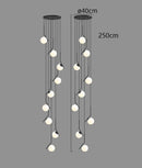 Axyaa Modern LED Ceiling Chandelier for Bedroom & Dining Room Lighting