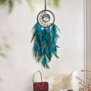 Axyaa Colorful Feather Pendant Dream Catcher Wall Hanging for Living Room