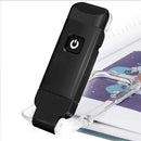 Axyaa Book Light: LED Clip-on Reading Light for Books in Bed, 3 Brightness Levels