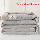 Axyaa Summer Quilt Solid Color Lightweight Single Bedding