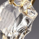 Axyaa Crystal Art Pendant Light for Modern Minimalist Decor in Bedroom, Living Room
