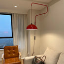 Axyaa Red Rocker Chandelier: Wabi-sabi Folding Wall Lamp for Living Room, Bedroom, Restaurant