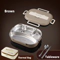 Axyaa Stainless Steel Insulated Bento Lunch Box Set with Bag - Office, School, Commercial