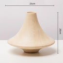 Axyaa Resin Conical Vase with Geometric Ornaments for Home Decoration