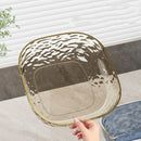Axyaa Gold Edge Fruit Plate for Snacks, Desserts & Dried Fruits