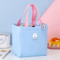 Axyaa Insulated Lunch Bag with Badge: Portable Thermal Cooler for School & Picnic