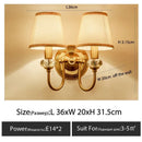 Axyaa Copper LED Color Wall Lamp for Bedroom Living Room TV Background Lighting