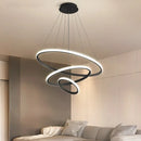 Axyaa Circles Chandelier 3 Rings Pendant Lamp